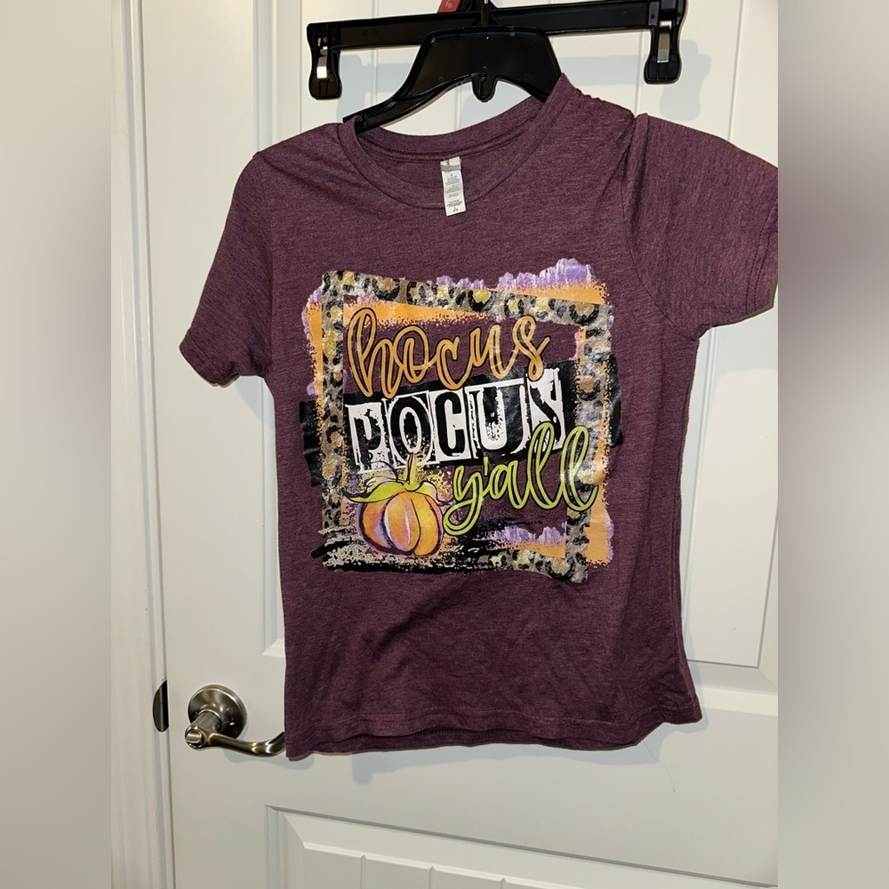 Bella Canvas Kids Hocus Pocus Y'all Tee - Purple